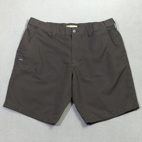 5.11 Tactical Shorts Men's 40 Black Fast Tac Urban 11" Outdoor Range Combat - Picture 1 of 10